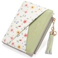 thumbnail image 1 of GAEKEAO Small Womens Wallet RFID Blocking Bifold Card Holder Tassel Vegan Leather Wallets Cute Pattern with Zipper Pocket, 1 of 6