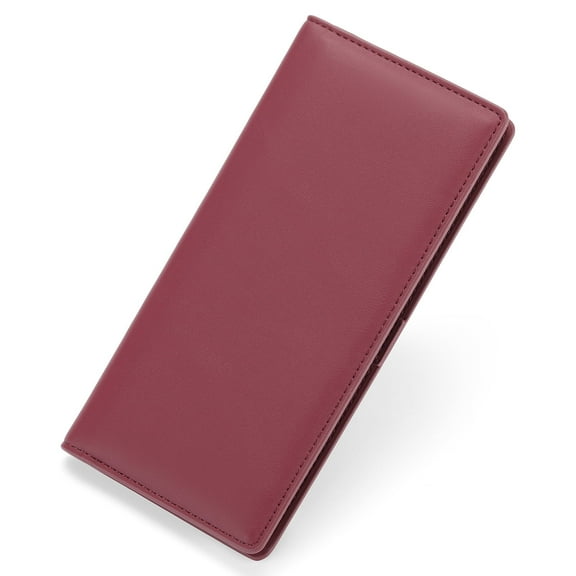 GAEKEAO Wallets for Women Ultra Slim Thin Leather RFID Blocking Credit Card Holder Bifold Long Ladies Wallet Billfold Clutch