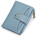 thumbnail image 1 of GAEKEAO Women's Bifold Wallet Rfid Blocking Vegan Leather Floral Card Holder with Zipper Pocket and ID Window, 1 of 7