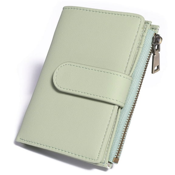 GAEKEAO Women's Classic Bifold Wallet with RFID Blocking, Green