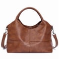 thumbnail image 1 of GAEKEAO Women’s Medium Satchel Bag with Top Handle and Detachable Crossbody Strap, 1 of 7