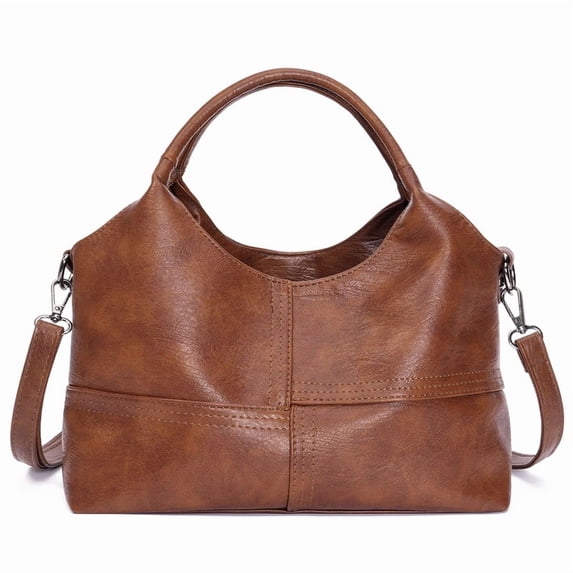 GAEKEAO Women’s Medium Satchel Bag with Top Handle and Detachable Crossbody Strap
