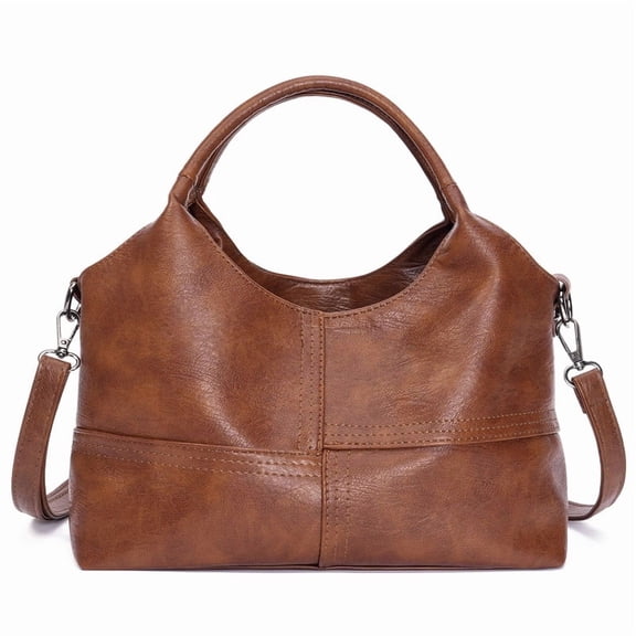 GAEKEAO Women’s Medium Satchel Bag with Top Handle and Detachable Crossbody Strap