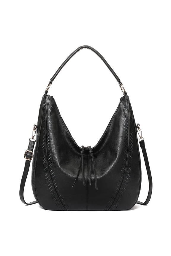 Satchel Handbag for Women with Shoulder Strap Medium Top Handle Purse Crossbody Bag Soft Leather Work Tote