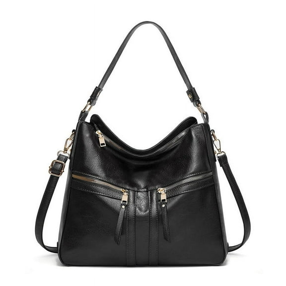 GAEKEAO Women'S Tote Bag Leather Handbag Stylish Large Shoulder Bag With Zipper And Pocket,Removable Shoulder Strap