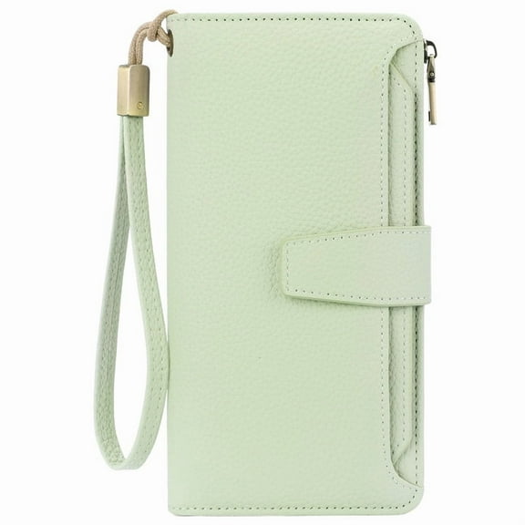 GAEKEAO Women Wallet RFID Blocking Leather Bifold Compact Card Holder Ladies Travel Wallet Purse, Large Capacity Wristlet