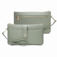 thumbnail image 1 of GAEKEAO Wristlet Wallets for Women Rfid Blocking Vegan Leather Card Phone Holder with 10 Card Slots 2 ID Window, 1 of 8