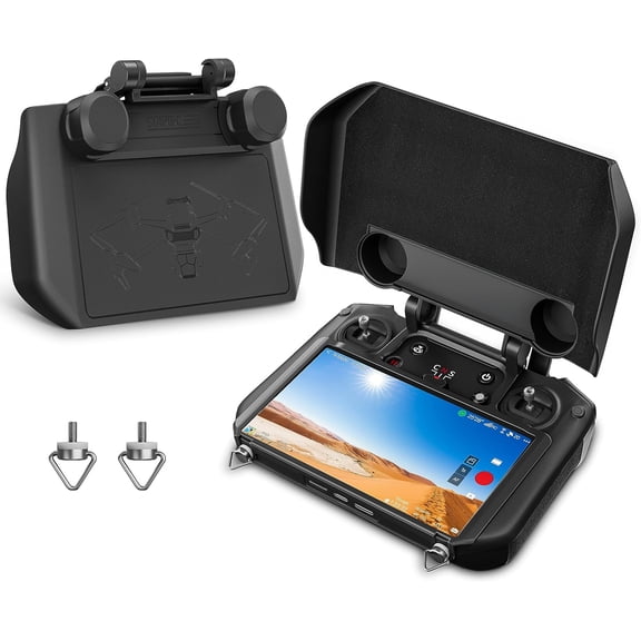 GAEKOL 2 in1 Sun Hood Sunshade Joysticks Protector for DJI RC Pro Remote Controller, Full Screen Protection Compatible with DJI Mavic 3 Classic/Mavic 3/Mini 3 Pro/Air 2S Accessories
