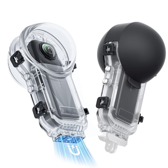GAEKOL 60m Invisible Dive Case for Insta360 X5 Waterproof Quick Release Protective Case Underwater Housing