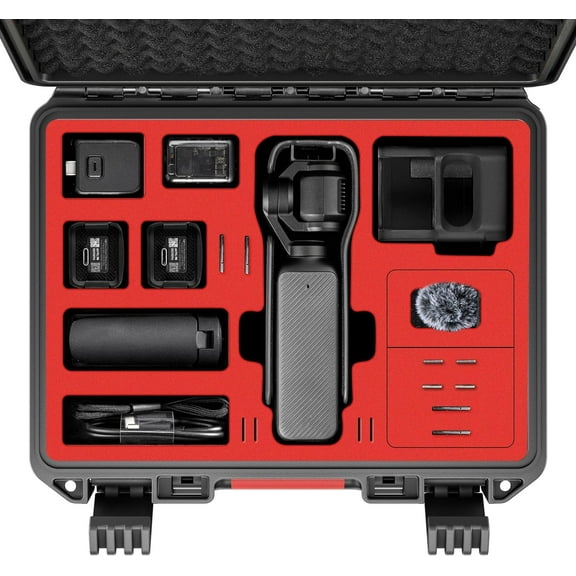 GAEKOL Hard Case For DJI OSMO Pocket 3, Multifunctional Portable Waterproof Hard Case for DJI Pocket 3 Creator Combo Camera Accessories