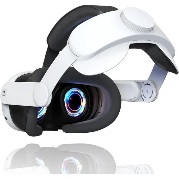 GAEKOL Head Strap for Meta Quest 3, Adjustable Comfortable Head Strap for Oculus Quest 3, Enhanced Support and Lightweight Design VR Accessories for Meta Quest 3, Replacement for Elite Strap