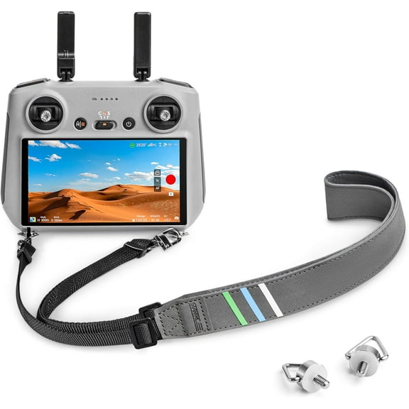 GAEKOL Lanyard Neck Strap for DJI RC/RC 2/ RC PRO Controller,Adjustable Lanyard for DJI Mini 4 Pro/Air 3/Mini 3/Mini 3 pro/Mavic 3 pro Remote Controller AccessoriesGrey