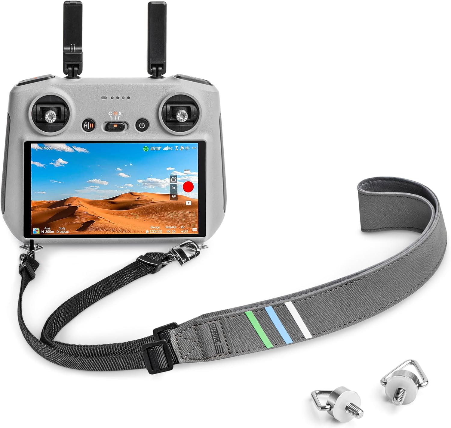 Lanière Pour Télécommande DJI Mini 3/3 Pro - Sangle Cou Adjustable Avec Vis Incluses