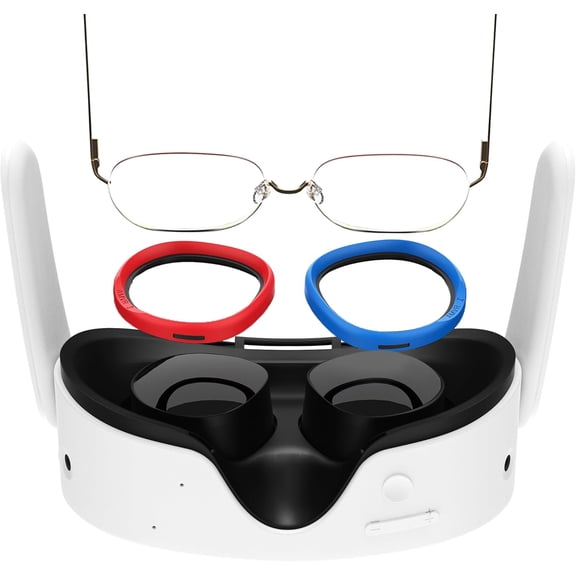 GAEKOL Lens Protector Ring Compatible with Oculus Quest 3S/Quest 2/Rift S Accessories, Glasses Spacer Soft Silicone Anti-Scratch Ring, Protect VR Lens and Prescription Glasses from scratchings6Pairs
