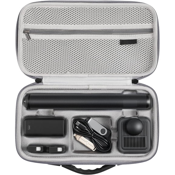 GAEKOL Max 2 Carrying Case for Gopro Max 2 Storage Travel Bag Accessories Compatible with Go pro Max 2 Dual Battery Charger/4ft (1.2m) Extension Pole