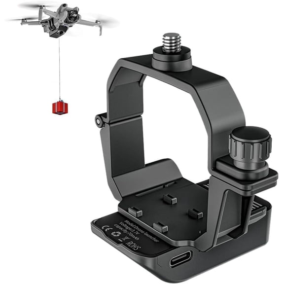 GAEKOL Mini 4 Pro Airdrop System, Quick Release Payload Delivery Transport Device Wedding Drone Fishing Bait Search & Rescue for DJI Mini 4 Pro Drone Accessories