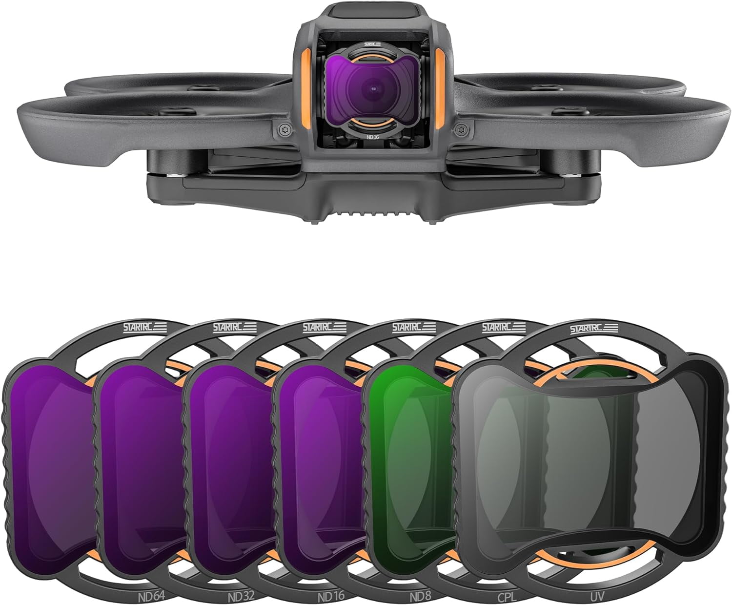 Set Filtri Per DJI Avata Pro FPV - 6 Pezzi ND/CPL/UV Con Custodia