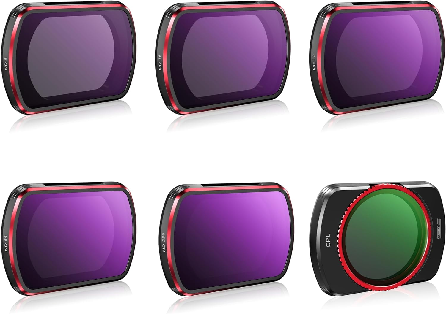 GAEKOL ND Filters Set for DJI Osmo Pocket 3 Creator Combo 