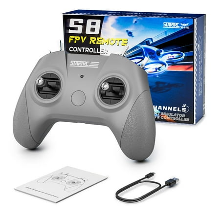 GAEKOL S8 Pro RC Flight Simulator Controller-8 Channels FPV Drone Controller for PhoenixRC/Realflight/FreeRider/DJI Virtual Flight Support Popular System&Platform