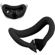 GAEKOL Silicone Face Cover Compatible with MetaQuest 3,Sweat-Proof Lightproof Non-Slip Washable Replacement Eye Pad,Face Cushion Cover VR Accessories