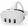 thumbnail image 1 of GAEKOL VR Shell Protective Protector Cover for Meta/Oculus Quest 3, Silicone Front Headset Protector Cover Anti Scratch Anti Dust Anti Shock, Compatible with Quest 3 Accessories (White), 1 of 7