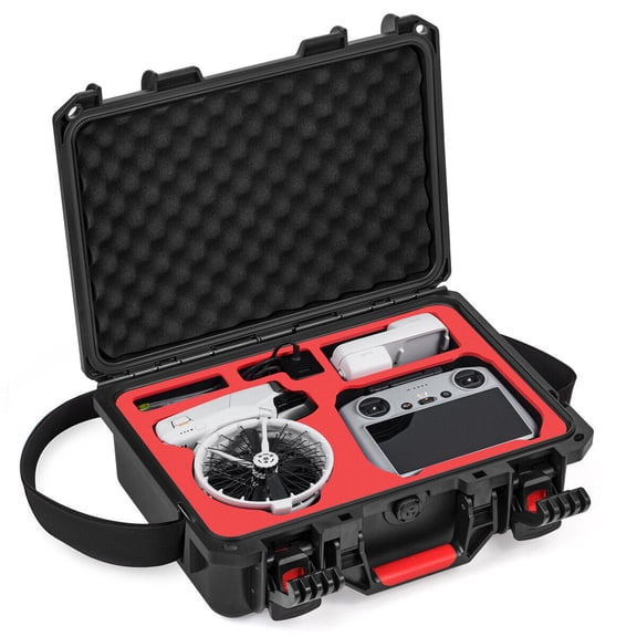 GAEKOL Waterproof Carrying Case for DJI Flip Drone Accessories Pressureproof Hard Case Hardshell Shockproof Case For DJI Flip Fly more Combo, Protective Case For DJI Flip RC2/RC N-3 & Accessories