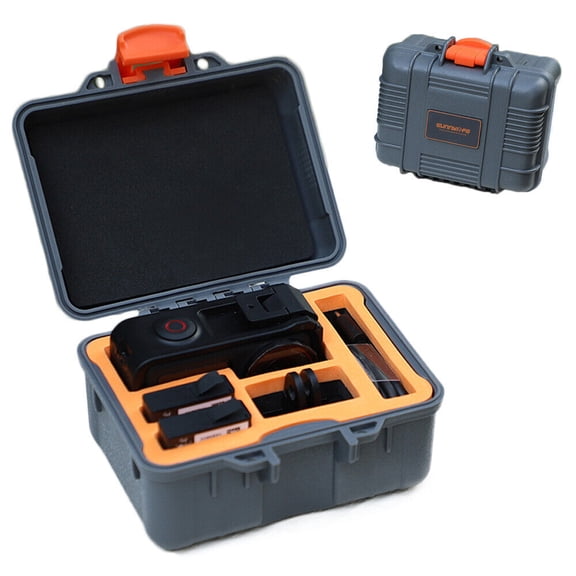 GAEKOL Waterproof Carrying Case for DJI Osmo Action 5 Pro/4/3 Accessories Hard Case, Shockproof Anti-scratch Protective Case Compatiable with DJI OSMO Action 5 Pro/4/3
