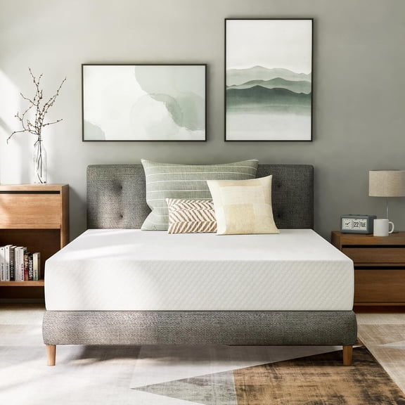 GAESTE 10 Inch Full Cooling Gel Memory Foam Medium Firm Mattress Breathable Pressure Relief CertiPUR-US Certified Foam, Mattress-in-a-Box Comfort & Supportive No Fiberglass (Full, 10 in)