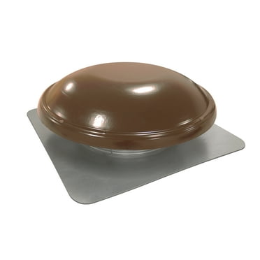 GAF Master Flow 1500 CFM Brown Power Roof Mount Attic Fan with Humidistat/Thermostat
