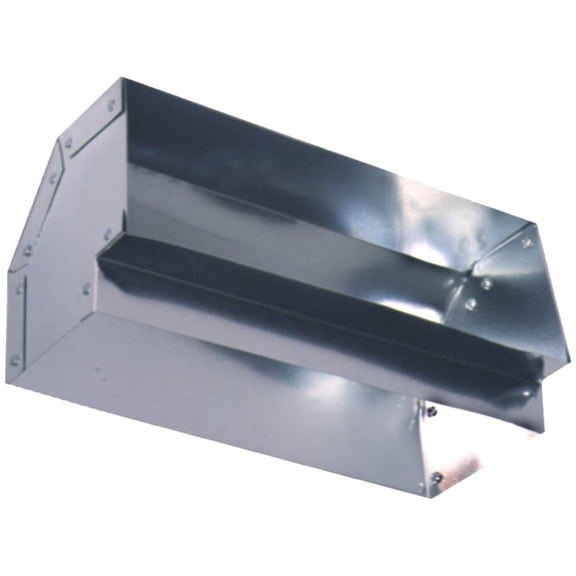 GAF Master Flow 3-1/4 in. x 10 in. Short Way 90 Degree Rectangular Elbow