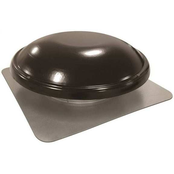 GAF Master Flow ERV5BL Power Attic Vent, 1250 cfm, 600 sq-in Net Free Ventilating Area, Steel, Black