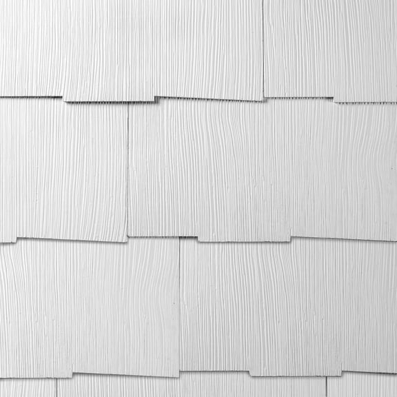 GAF WeatherSide Emphasis Extra Thick, Thatched Edge Fiber-Cement Siding Shingles (14-5/8x25-5/32) 11 Bundle with Wood Grain Surface| Fire Resistant with No Asbestos| Comes with Pre-Primed Surface