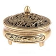 thumbnail image 1 of GAFRBALLV Antique-Style Multifunctional Brass Incense Set - Complete with Backflow Burner, Ash Collector & Coffee Table Tray for Cones/Sticks/Resins, Spiritual D茅cor Gift, 1 of 1