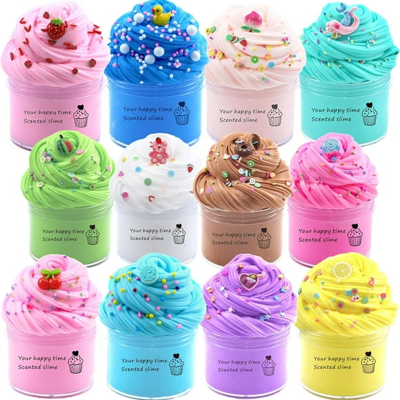 GAFRBALLV Creative Ice Cream Slime DIY Kit – Educational, Non-Sticky & Super Soft Stress Relief Toy for Kids, Ideal Party Gift for Boys & Girls