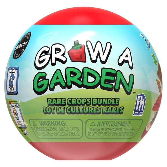 Grow A Garden  Rare Crops Bundle  Series 1  Mini Surprise Sphere Bundle -Includes DLC Code Redeemable on Roblox  Officially Licensed Construction Set by PhatMojo
