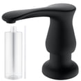 thumbnail image 1 of GAGALIFE Built in Kitchen Sink Soap Dispenser Matte Black with 13 OZ Bottle, Refill from The Top, 1 of 9