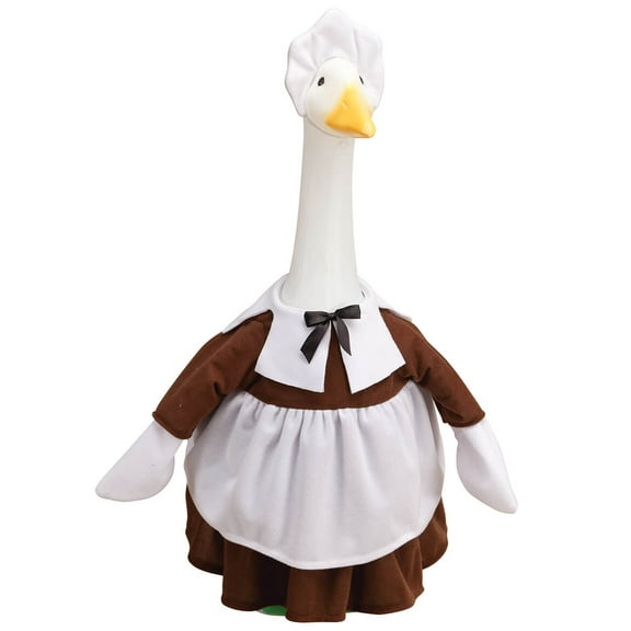 Gaggleville Pilgrim Goose Outfit Girl, Fits 23" H Large Porch Goose by Fox Valley Traders