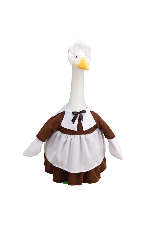 Gaggleville Pilgrim Goose Outfit Girl, Fits 23" H Large Porch Goose by Fox Valley Traders