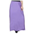 thumbnail image 1 of GAGZI CLothing Women's Satin Petticoat Solid Saree Satin Underskirt Sari(Saree) Satin Silk Petticoat For Women (Purple), 1 of 3