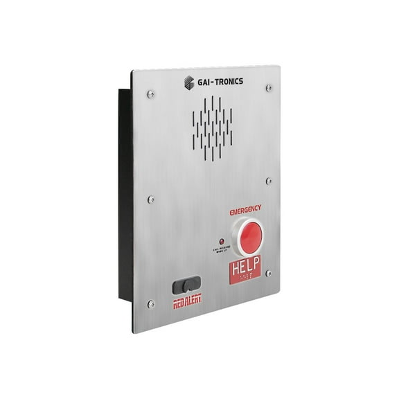 Hubbell Gai-Tronics Emergency Weatherproof Telephone, 1 Button Auto Dial 397-001