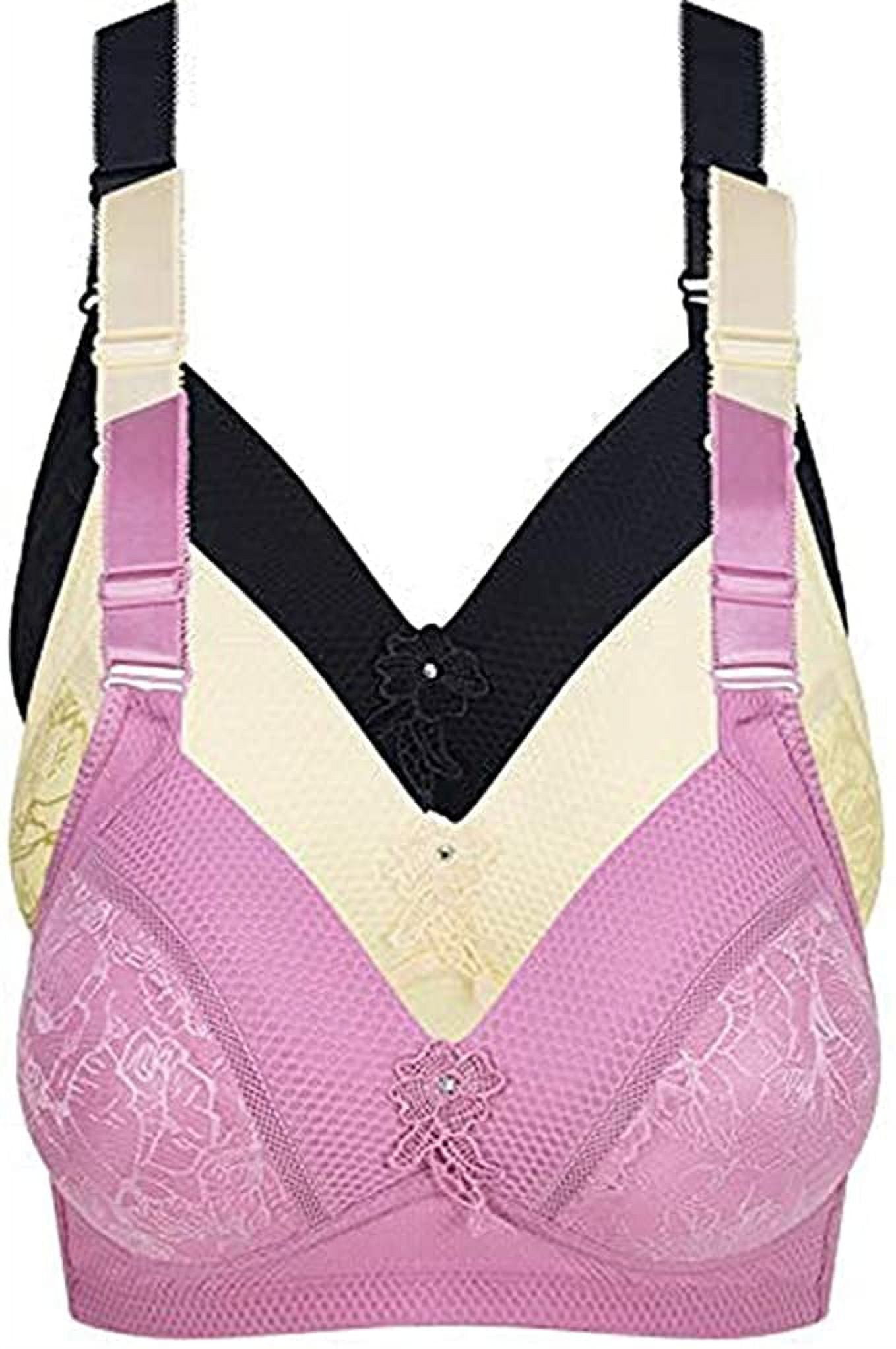 3pack Woman Padded Push-up Bras, Sexy Lace Cover Underwire, Silicone  BrassiereComfortable Bras for Women Padded Bras for Women GY83261-34C
