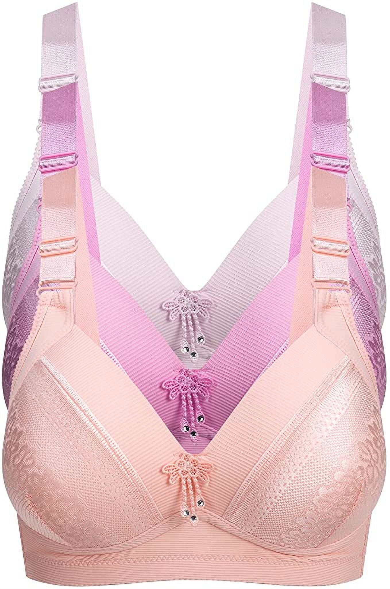  Feeding Bra Non Paded Comfirtable For Women Pack Of 3 Multicolor  /