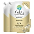 GAIA'S Natural Body Wash YPF5 and Shampoo Vanilla, Bulk Refill Size, 64