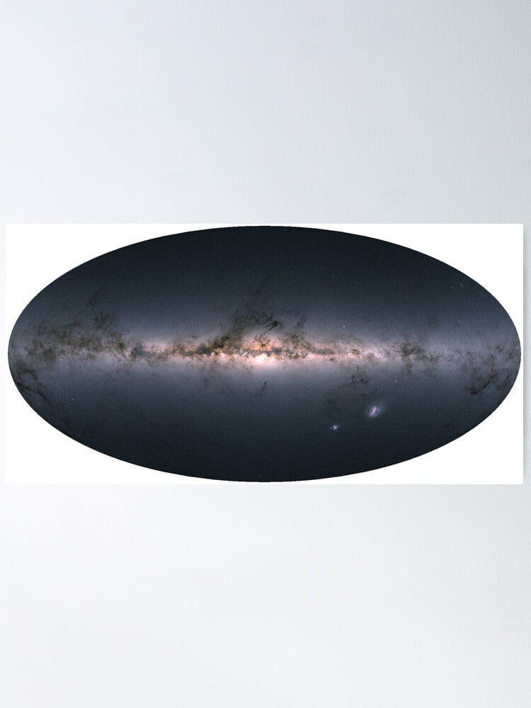 GAIA'S Newest Map of the Galaxy Poster - Walmart.com