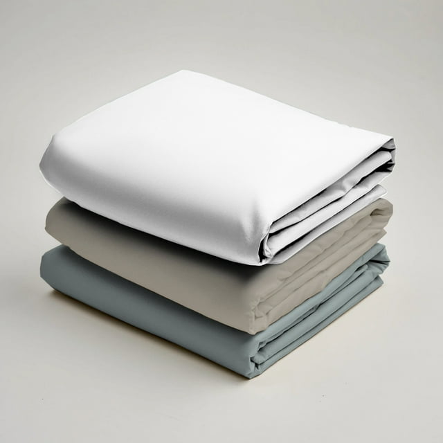 GAIAM® Relax 100 Cotton Garment Washed 4pc Sheet Set, Queen, Misty