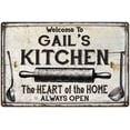 thumbnail image 1 of GAIL'S Kitchen Farmhouse Sign 8 x 12 High Gloss Metal 208120033158, 1 of 1