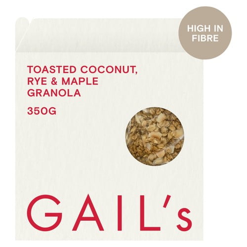 GAIL's Toasted Coconut Rye & Maple 350g, British Import (Pack of 2)