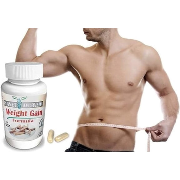 GAIN MASS MEN 60 Tablets. Planet Ayurveda Weight Gain. Mass Gainer Formula Gain weight men. Gain Mass quickly Pills to gain weight for men. Gain True Mass Easily. (1) One Bottle.