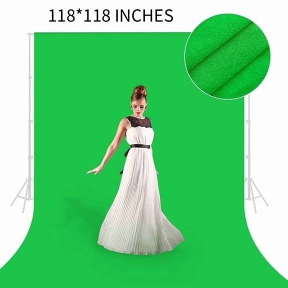 STARPOLARIS Green Screen Backdrop,10x10 ft Photo Studio Background Photography