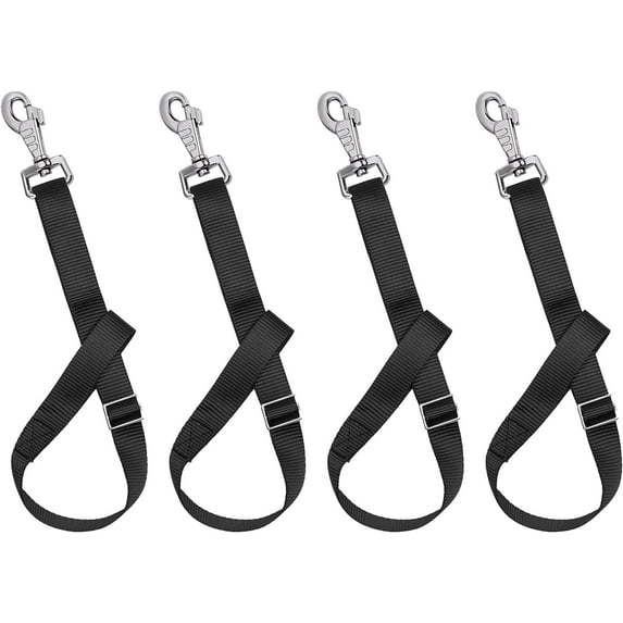 GAITWIN Horse Bucket Strap Hangers,Hay Nets Hanging strap Adjustable Nylon Straps up to 700 lbs for Water Buckets,Hanging-Pratical and Easy Use 4Pack